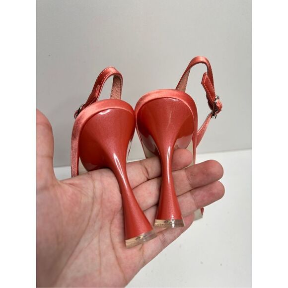 Jeffrey Campbell Pumps Womens Size 6 Slingback Pointed Toe in Rose - Picture 9 of 10